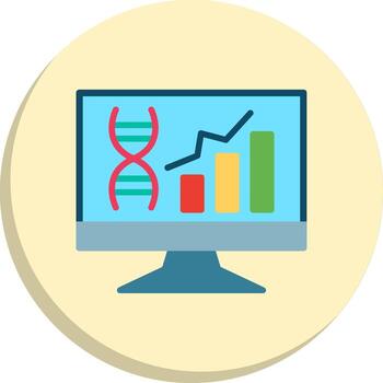 análisis agudo borde visual diseño vector