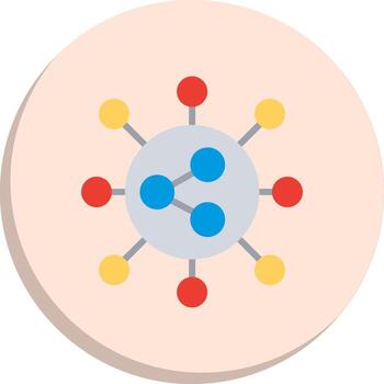 compartir futurista aplicación Insignia basado en web diseño elemento vector