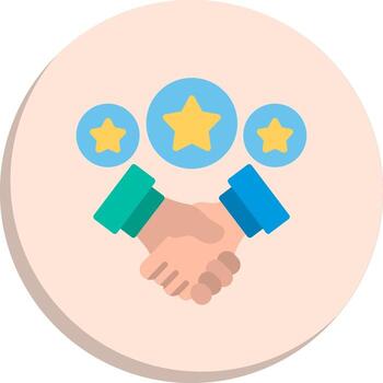 Handshake Business App Graphic Wireframe App Design Kit vector