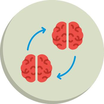 Knowledge Transfer Outlined Frame Object Simplified Line Mark Icons vector