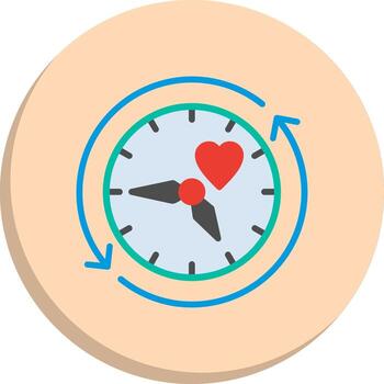 Refresh arrow Digital Tech Element Set vector