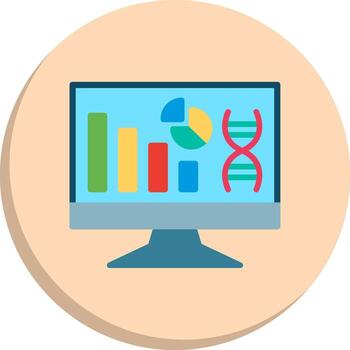 Graph Color Stroke Symbol Set vector