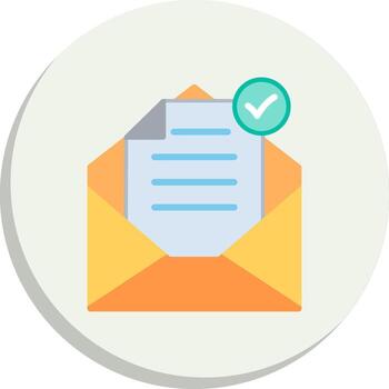 Mail Interactive Symbol Set vector