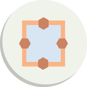 marco simplificado línea marca compacto web símbolo equipo vector