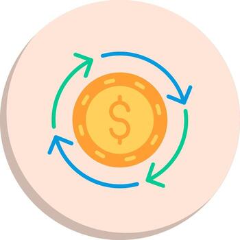 refinanciación codificado ui símbolo paquete vector