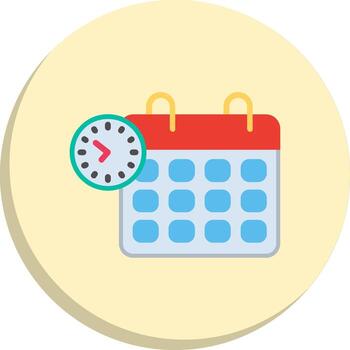 calendario usuario interfaz marca serie vector