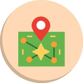 Star Map Clean UI Concept 3D Interface Shape Design vector