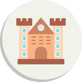 Bratislava Castle Sharp Edge Visual Design vector