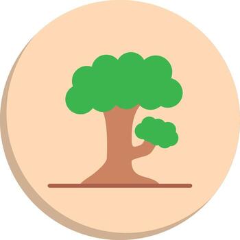 Tree Bold App Interface Icon vector