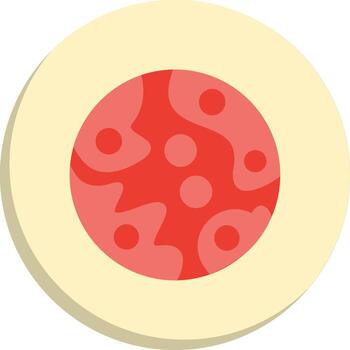 Marte color bloquear Insignia conjunto vector