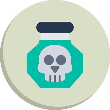 Posion Sharp Edge Visual Design vector