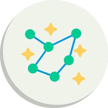 Cefeo web estilo gráfico resumido marco objeto íconos vector