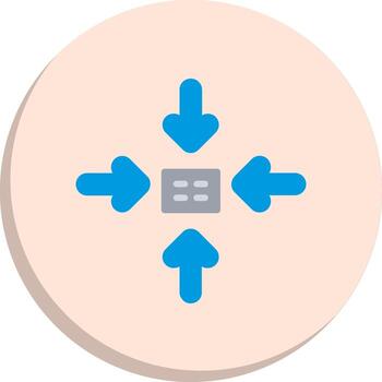 Shrink Interactive Symbol Set vector