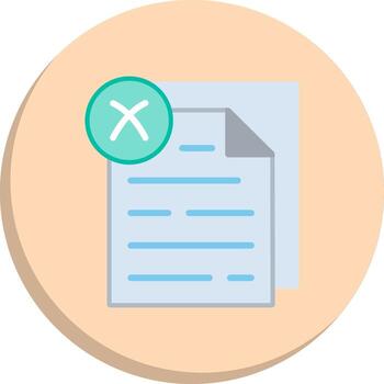 Rejected Vibrant Visual Object Soft Outline Graphic Pack vector