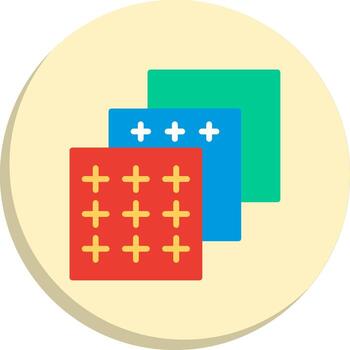 capas Delgado gráfico forma aplicación enfocado diseño equipo vector