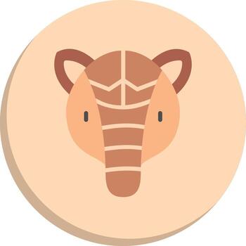 Armadillo Clean Frame Object Set vector