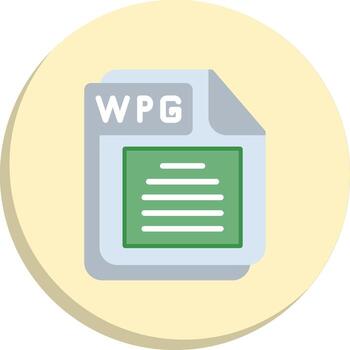 wpg codificado ui símbolo paquete vector