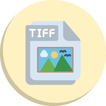 TIFF Color Enhanced Graphic Smooth UI Symbol Set vector