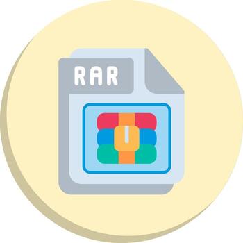 rar web estilo gráfico sensible aplicación forma equipo vector