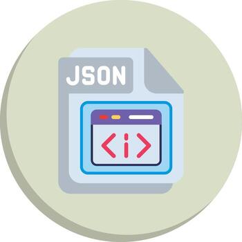 JSON Creative Sketch Element Set vector