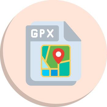 GPX Sharp Edge Visual Design vector