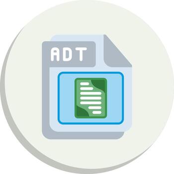 ADT Outlined Frame Object Web Style Graphic Icons vector