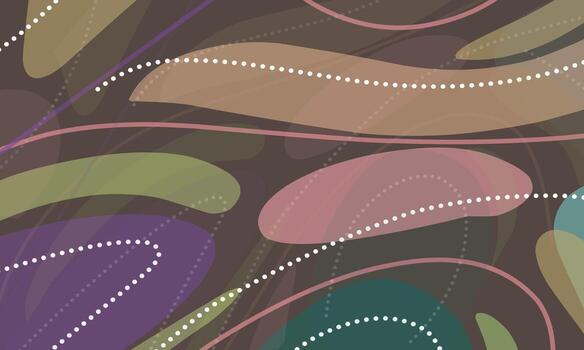 resumen antecedentes con puntos y líneas vector