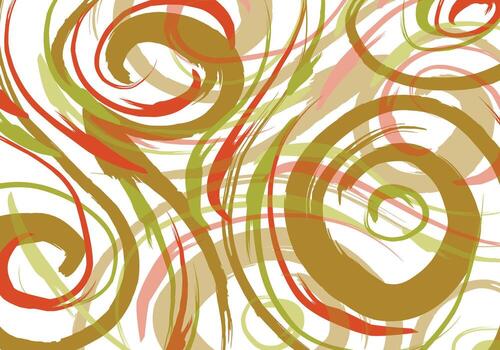 A colorful abstract background with swirls vector