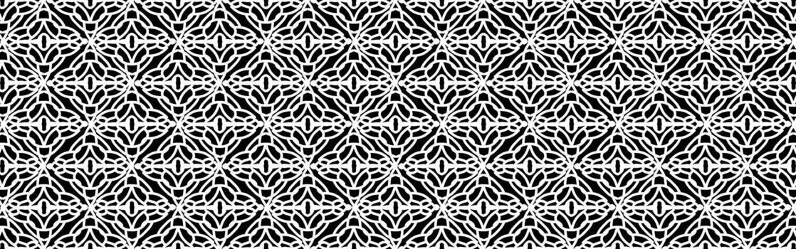 un negro y blanco modelo con un zigzag diseño vector