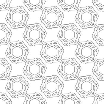 un sin costura modelo con un hexágono diseño vector