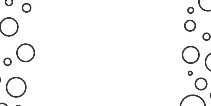 negro y blanco línea polca punto antecedentes con blanco zona para texto. polca punto línea modelo modelo fondo.circulo patrón, minimalista vector