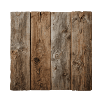 Rustic wood plank arrangement with intricate grain patterns and weathered texture creating a png