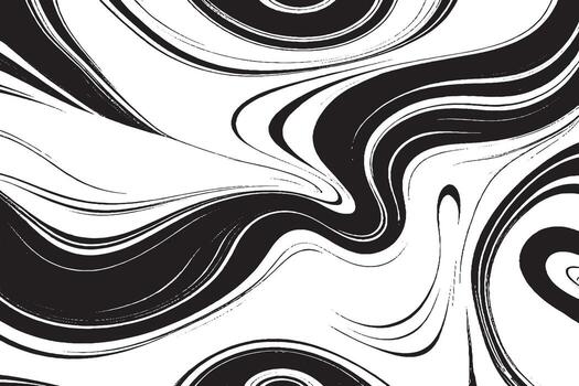 High-resolution abstract black and white marble swirl pattern. Perfect for backgrounds, prints, and design inspiration. Ideal for modern, minimalist, and fluid art lovers. vector