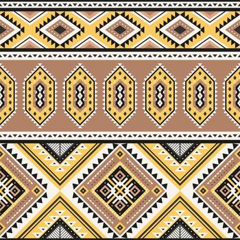 Tribal striped seamless pattern. Aztec background. Can be used in textile design, web design for making of clothes, accessories, decorative paper, wrapping, envelopes, backpacks, etc. vector