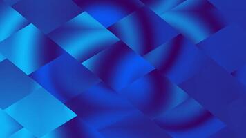 abstrakt bakgrund av fyrkant former, tapet av geometrisk former rörelse med lutning svämma över video