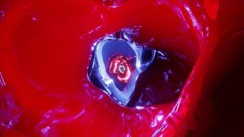 spazio inverso in movimento depressione il universo vj ciclo continuo sfondo video