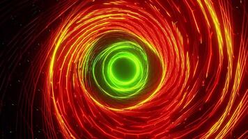 espacio túnel dentro verde metamundo vj lazo antecedentes video