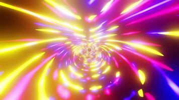fyrverkeri flerfärgad stänk vj slinga bakgrund video