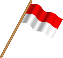 el rojo y blanco bandera de Indonesia png
