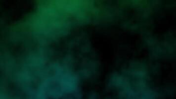 Green Ice Blue Gradient Smoke Effect Hypnotic Fluid Motion Loop video