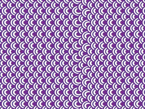 Geometric purple patterned background with shape and circle vector