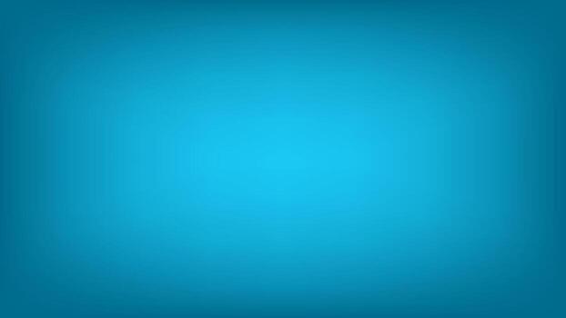 Bright cyan blue gradient background with soft center glow, ideal for modern digital use and abstract visual concepts vector