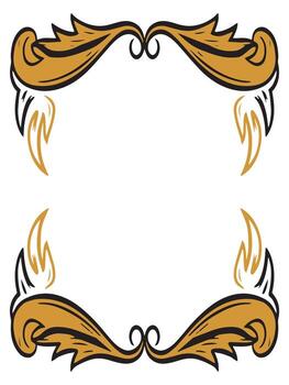 Abstract Intersections Decorative Ornamental Frames vector