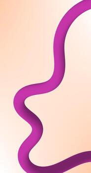 resumen antecedentes con degradado rosado púrpura fluido curva vertical diseño vector