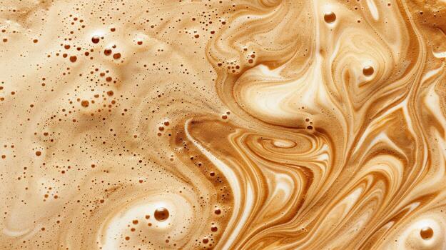 coffee foam texture background photo