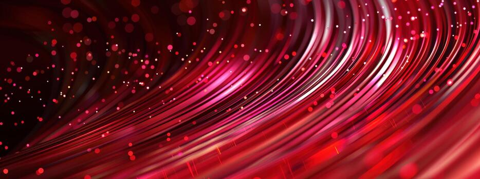 A red and white striped background with a red line in the middle photo