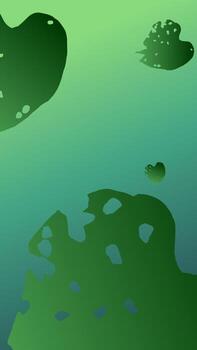 Leaf Pattern Background with Soft Ombre Gradient vector