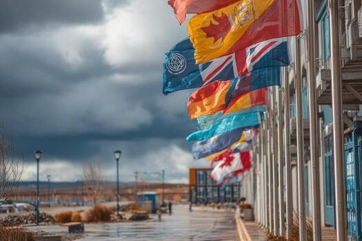 Flags of the world photo