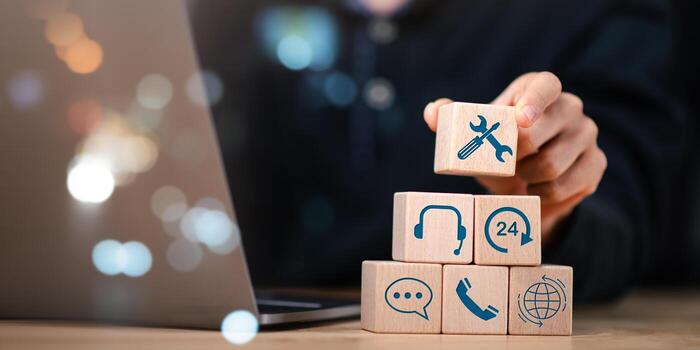 providing consultation, problem solving, and support 24 hours day through variety of channels to meet needs of every business,Connecting cutting-edge technology for an excellent customer experience photo