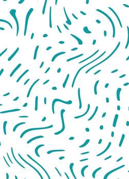 minimalista ondulado punteado línea modelo antecedentes en azul colores, despojado modelo vector